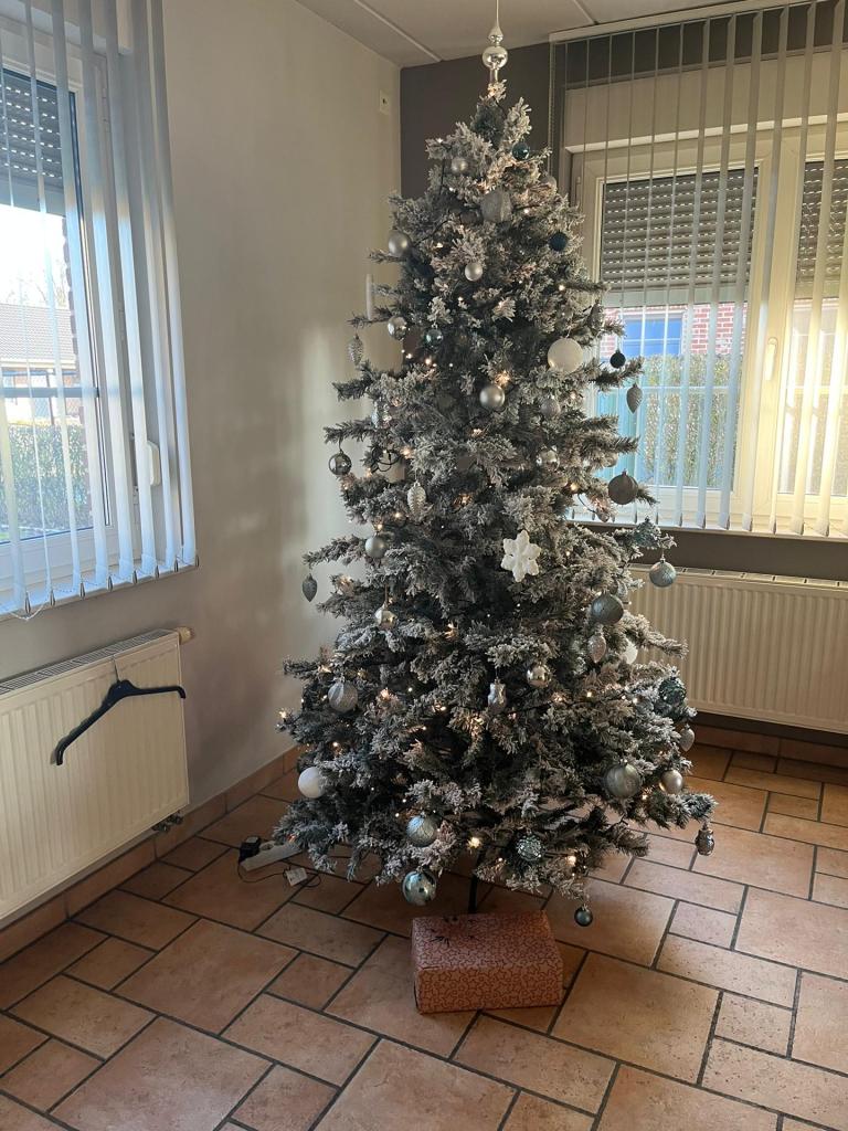 Foto: versierde kerstboom