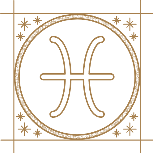 Afbeelding: teken van het sterrenbeeld Vissen