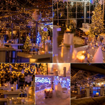 Collage: Foto's van de winter pop-up bar