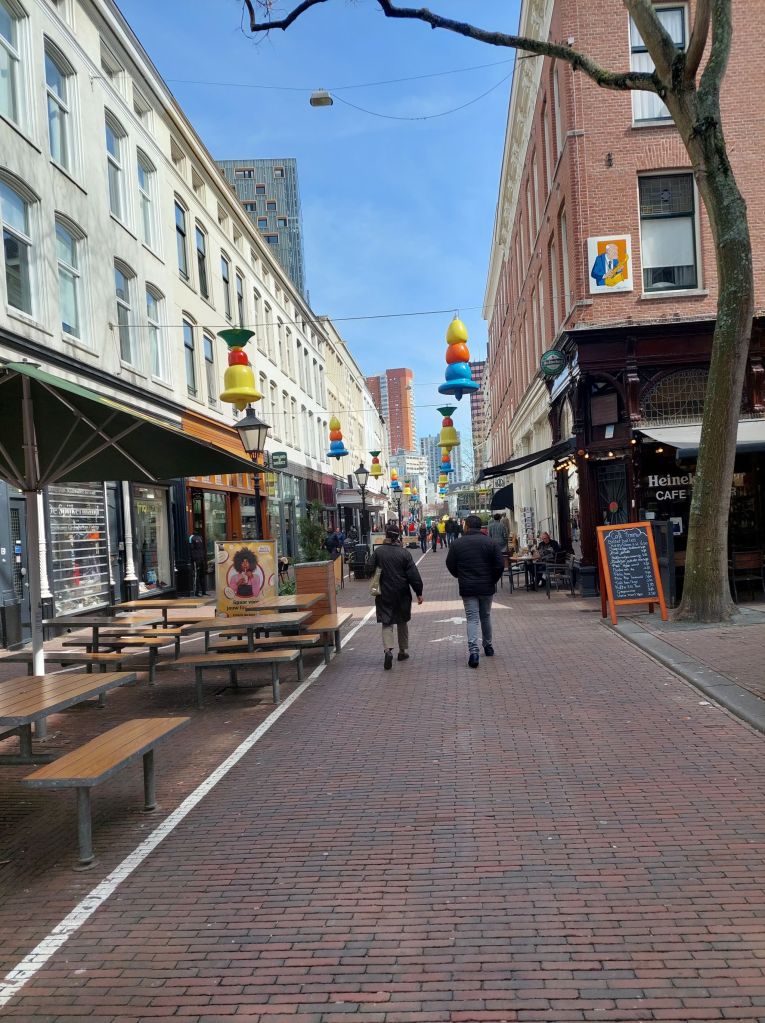 Foto van Rotterdam centrum.