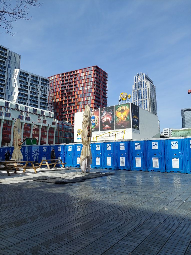 Foto van Rotterdam centrum.