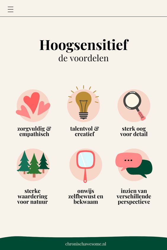 Voordelen hoogsensitiviteit.