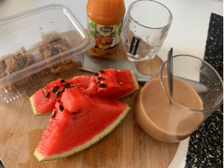 Foto van het ontbijt